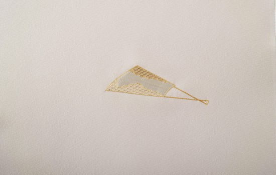 本佐賀錦附け下げ着尺
野村由美 作