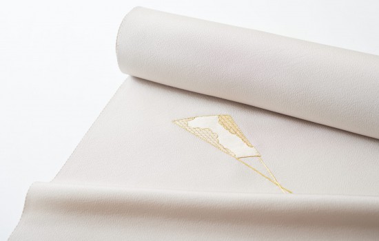 本佐賀錦附け下げ着尺
野村由美 作