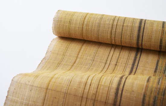 重要無形文化財
喜如嘉 芭蕉布 八寸帯
人間国宝認定 平良敏子 作